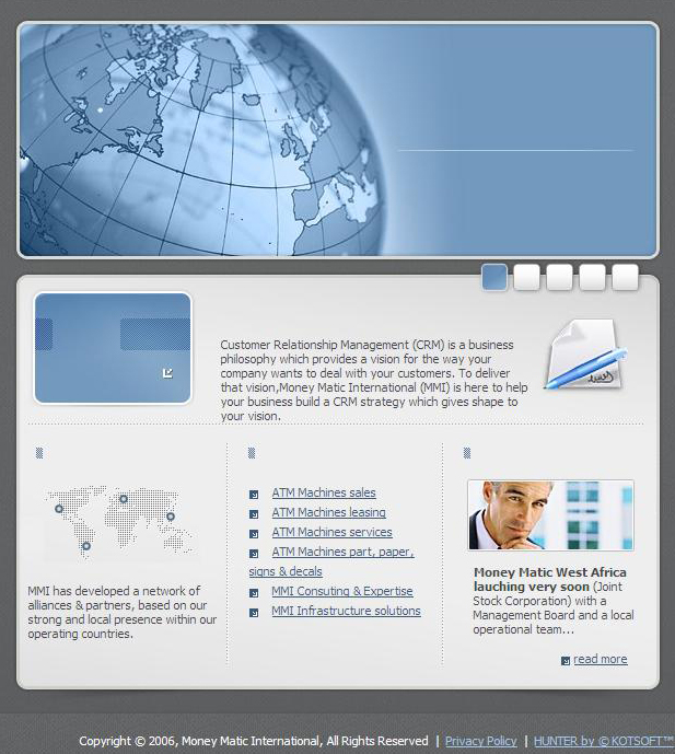 全球商务网站模板下载